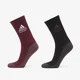 Nogavice adidas 2-Pack Crew Socks Black/ Maroon XL