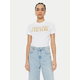 Versace Jeans Couture Majica 78HAHT01 Bela Regular Fit