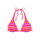 s.Oliver Bikini zgornji del lila/svetlo oranžna/roza/bela