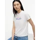 Tommy Jeans Majica DW0DW23481 Bela Regular Fit