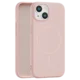 Velvet Touch MagSafe maska za iPhone 15 - Roze