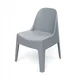 Prosperplast Plastični stol MILANE 58x60x73,5 cm, siv