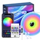 Neonski LED trak 5M RGB Bluetooth aplikacija z daljinskim upravljalnikom, vodoodporen Bluetooth trak