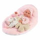 Llorens 73808 NEW BORN DOLL - realistična dojenčkova lutka z vinilnim telesom - 40 cm