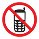 Apli Nalepka Prepoved uporabe mobilnega telefona