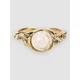 Blue Tomato Gold Signet Ring Jewellery milky wht