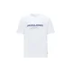 JACK & JONES Majica JJABBO temno modra/rdeča/črna/bela
