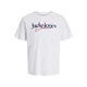 Jack & Jones Junior Majica JJTOM modra / rdeča / bela