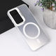Maska za Samsung Galaxy S25 Magsafe Clear srebrna
