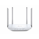 TP-LINK Wi-Fi Ruter AC1200 Dual Band 300Mbps/867Mbps(2.4GHz/5GHz),802.11ac,1xWAN,4xLAN,WPS,4xant. (ARCHER C50)