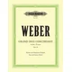 WEBER:GRAND DUO CONCERTANT OP.48 ES-DUR PIANO AND CLARINET (VIOLIN)