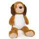 Alltoys Plišasti pes, svetlo rjav, 100 cm