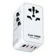 UOUCOO 100 W univerzalni potovalni napajalnik – 3x USB-C PD in 1x USB-A QC