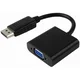 E-GREEN Adapter DisplayPort (M) - VGA D-sub (F) crni ( 2400 )