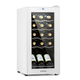 Klarstein Shiraz 15 Slim Uno, hladilnik za vino, 44 l, na dotik, 135 W, 5 – 18 °C, črn (HEA-Shiraz-15-uno-wh)