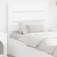 vidaXL Vzglavje z vzglavjem Bela 100 cm Konstruiran les