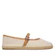 Espadrile MICHAEL Michael Kors Lynn Ballet 40S6LYFP1D Kremna