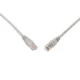 Solarix patch kabel CAT6 UTP PVC 2m siv, neprekinjen C6-155GY-2MB