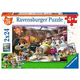 Ravensburger Puzzle 44 mačk 2x24 kosov