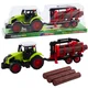 Traktor s prikolico HDS za prevoz lesa - Lean Toys