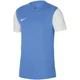 NIKE Funkcionalna majica Tiempo Premier II svetlo modra / bela
