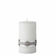 Lene Bjerre Dekorativna TILE sveča, bela, velikost M, gori 65 ur