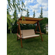 Hanah Home Baštenska ljuljaška Riva 2100, 210x120x190 cm, Krem