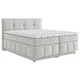 Carryhome BOXSPRING POSTELJA 180 cm x 200 cm , tekstil svetlo siva