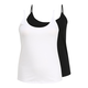 Urban Classics Top, bela, črna