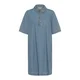 CULTURE Obleka Ayna moder denim/bela