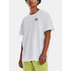 Under Armour UA Logo Emb Heavyweight SS Majica 811757 Bela