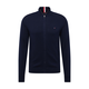 TOMMY HILFIGER Pletena jopa, modra