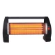 ADLER LX-2819 Kvarcna grejalica, 1200W, Crna