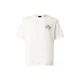 JACK & JONES Majica JJEDOVER temno modra/bela