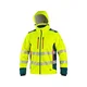 CXS Jakna CXS BEDFORD, visoko vidna, moška, softshell, rumena-bencin