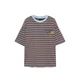 Pull&Bear Majica modra/rjava/rumena/bela