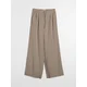 Sinsay - Wide leg pantalone sa mešavinom viskoze - BEŽ