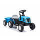 Traktor Na Akumulator z Przyczepą A009 Niebieski