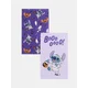 Sinsay - Set pamučnih peškira za ruke sa motivom Noći veštica Stitch 2 pack - ljubičasto