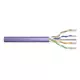CAT 6 U-UTP installation cable, 250 MHz B2ca (LSZH-1), AWG 23/1, 100 m drum, sx, purple