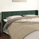 Vidaxl vidaXL Vzglavje s krilci temno zeleno 163x16x78/88 cm žamet