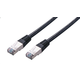 C-TECH Cat5e povezovalni kabel, FTP, črn, 2 m