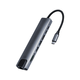 Adapter-konvertor TIP C na HDMI+2xUSB 3.0+TF/SD+2xTIP C+RJ45
