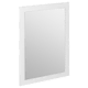 SAPHO Elegantno Ogledalo TREOS v Belem Mat Okvirju - 75x50 cm