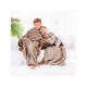 DecoKing DecoKing, Otroška TV odeja Lazy Kids 90x105 - bež