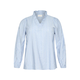 KAFFE CURVE Bluza Anni nebeško modra/pastelno modra/srebrna