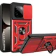 GS Ovitek za Realme GT 7 Pro Armor, drsnik CamShield, rdeč