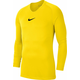 Nike Majice obutev za trening rumena S JR Dry Park First Layer
