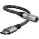 GOOBAY USB-C na 3.5mm AUX 0,15m črn/siv avdio adapter kabel