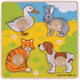 Bigjigs Toys Vkladacie puzzle domáce zvieratká